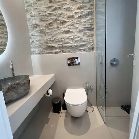 Tzia Stone Studio With Modern Design & Sea View